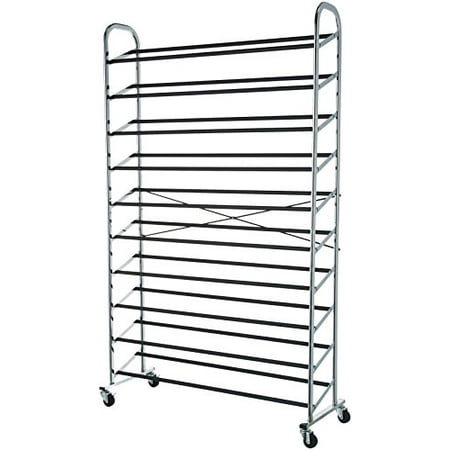 Basics 50-Pair Shoe Rack Organzier