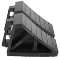 thumbnail image 4 of 2Pcs 23.5x17.5x11.5cm Car Truck Wheel Tire Chock Stop Block Rubber Curb Ramp with Hand Grip, 4 of 8