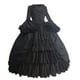 thumbnail image 1 of Vestido de manga larga con lazo de retazos y cuello cuadrado de corte gótico Vintage para mujer a la moda Fridja nbo2171, 1 of 3