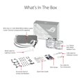 thumbnail image 2 of ASUS ROG Strix LC II 240 ARGB White Edition All-in-one AIO Liquid CPU Cooler 240mm Radiator, Intel LGA1700, 115x/2066 and AMD AM4/TR4 Support, 2X 120mm 4-pin PWM Addressable RGB Radiator Fans, 2 of 5