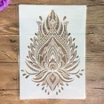 thumbnail image 1 of A4 size Wall Painting Frame Design stencils Scrapbooking Stamp Album Decorative Embossing Craft Paper DIY Flower Label Template, 1 of 6