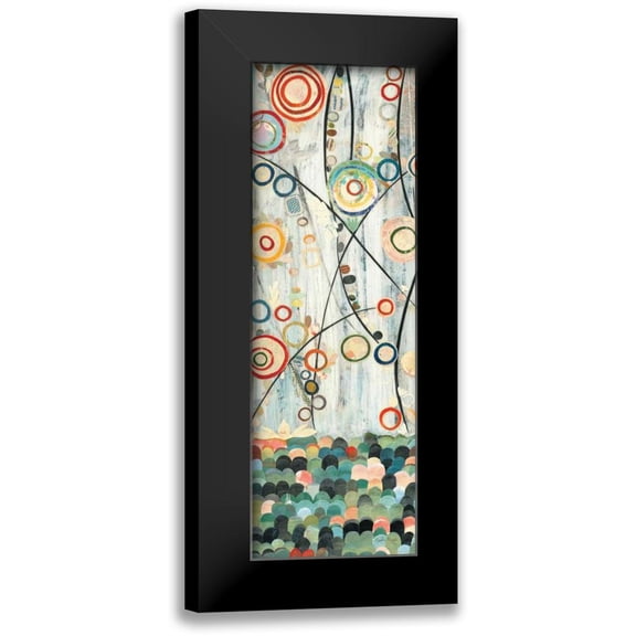 Boggs, Candra 7x14 Black Modern Framed Museum Art Print Titled - Blooming Meadow III