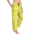 thumbnail image 2 of Fotbe Gold Pineapple Women's Pajama Pants,Sleepwear Pants,Pj Bottoms Drawstring And Pockets-Large, 2 of 9