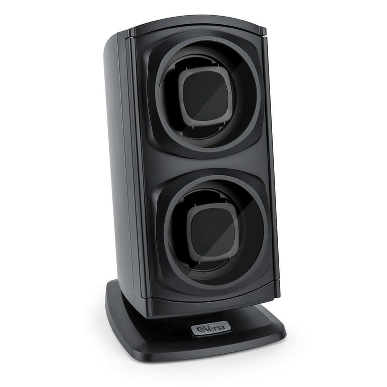 Versa Auto Spring Action Double Watch Winder - Black Versa Auto Spring Action Double Watch Winder - Black