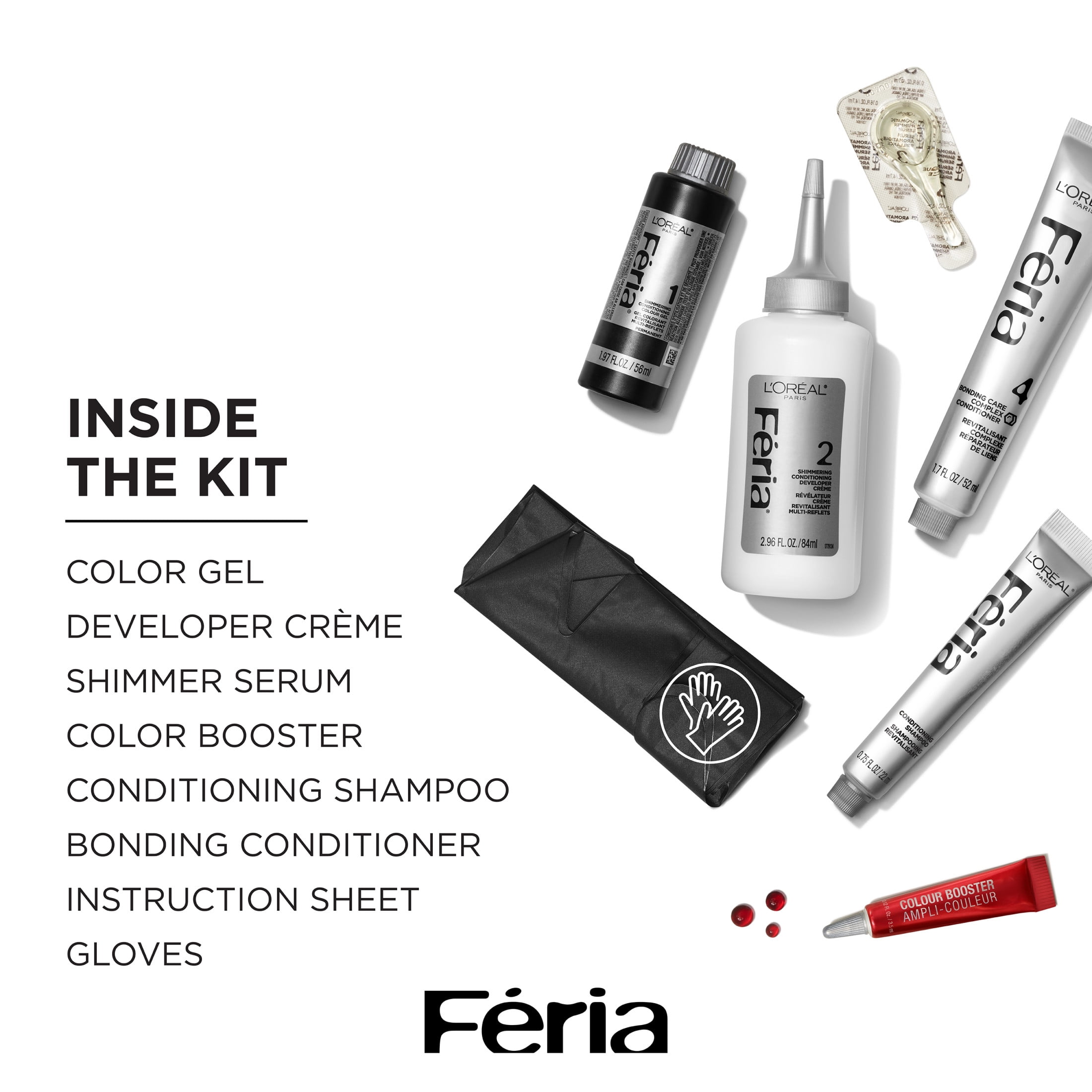 L'Oreal Paris Feria Shimmering Permanent Hair Color, R57
