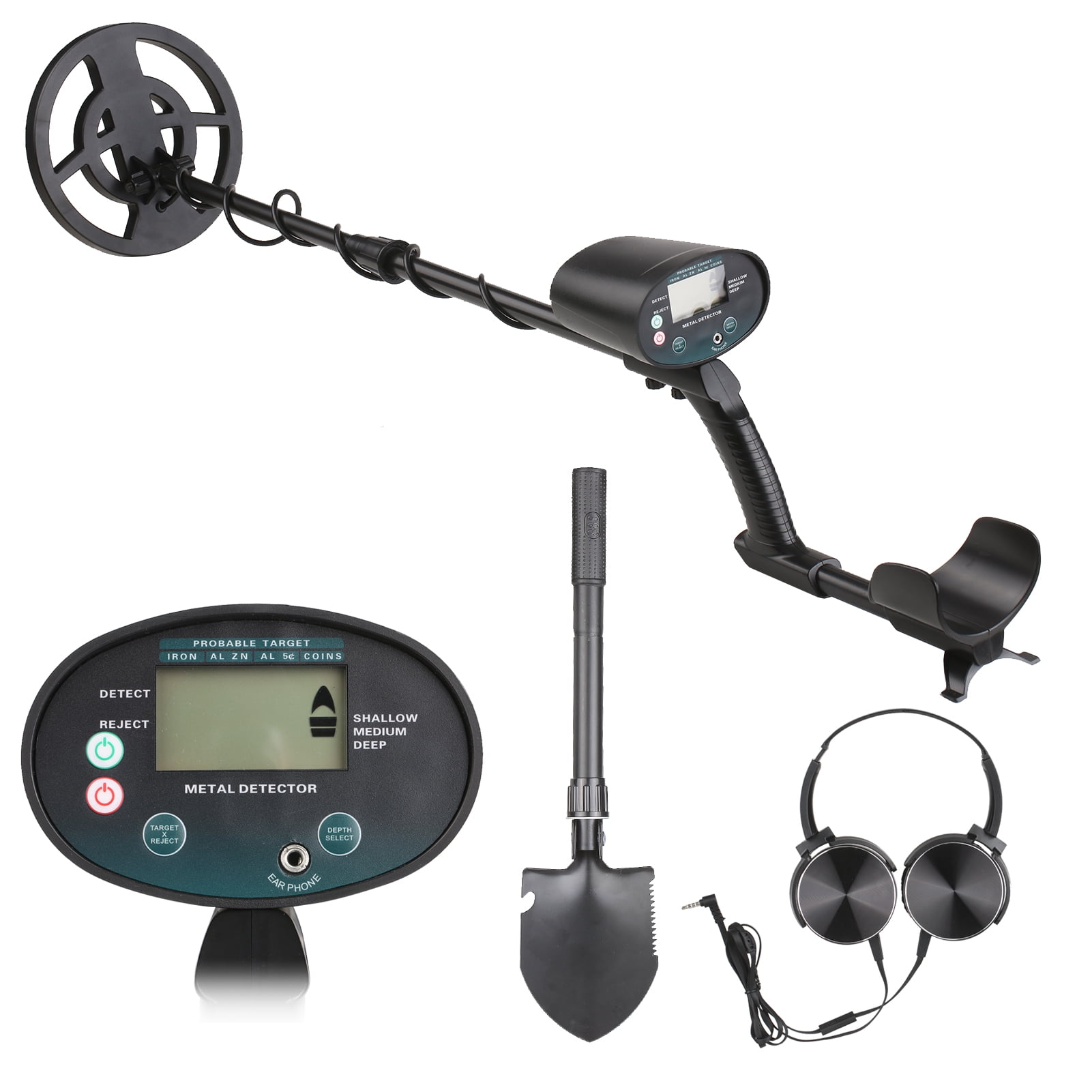 Details about   Deep Ground Metal Detector Gold Finder LCD Display with Waterproof Search Coil 