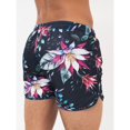 thumbnail image 2 of Crosshatch - Bermudas Mauritius Floral para Hombre (Negro), 2 of 2