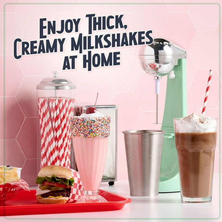Nostalgia 16 Oz 2-Speed Electric Milkshake Machine, Retro
