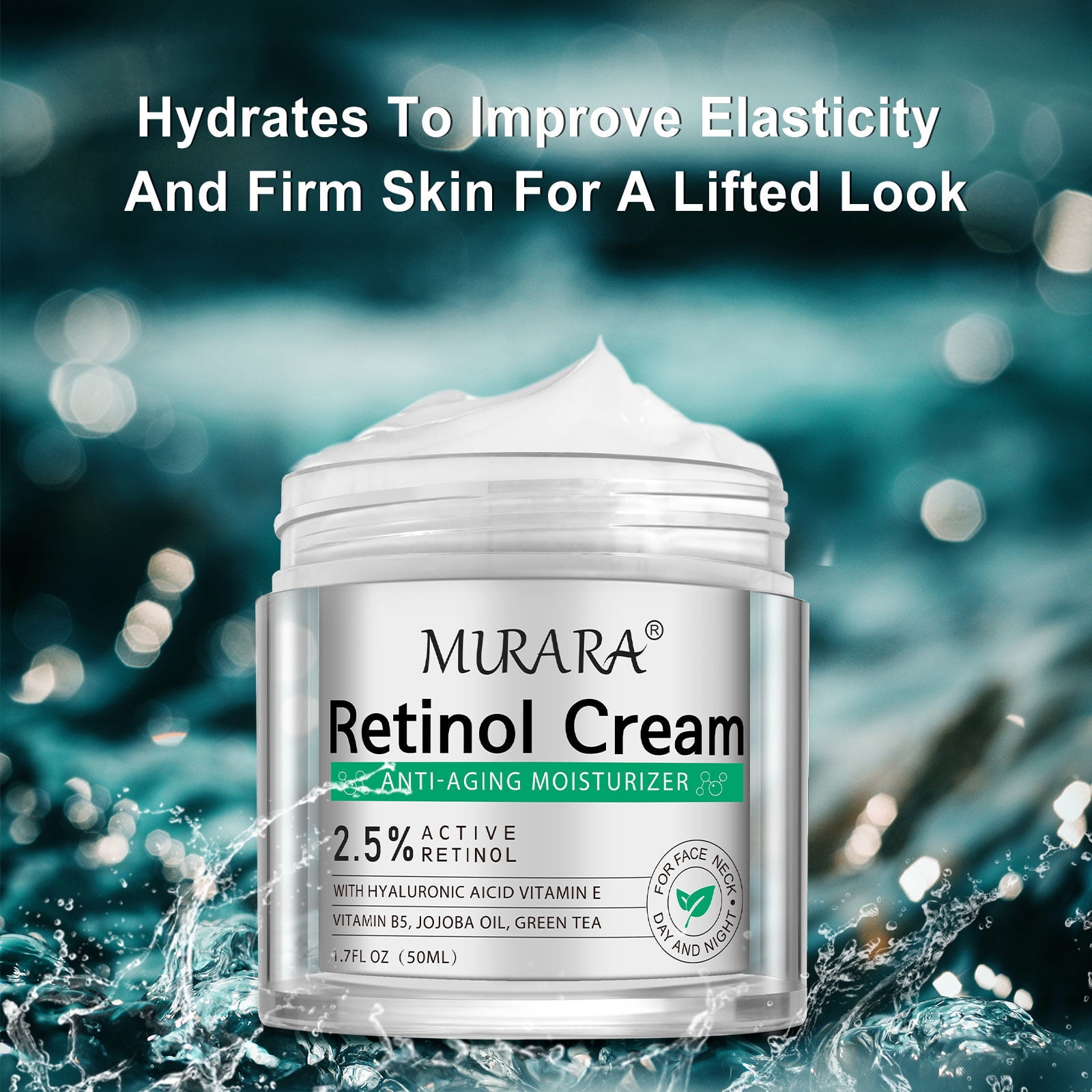 Murara Retinol Moisturizer Miracle Cream, 1.7 fl oz