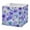 Watercolor Blue-purple Flowers, variant on Foldable Fabric Storage Bin Home Cubes Clothing Organizer Bins Large Collapsible Box Basket for Home Organizer Watercolor Blue-purple Flowers