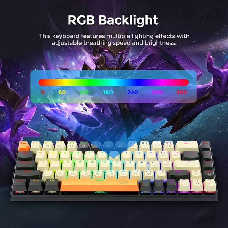 Mechanical Gaming keyboard Redragon K633CGO-RGB Ryze, 68 keys RGB