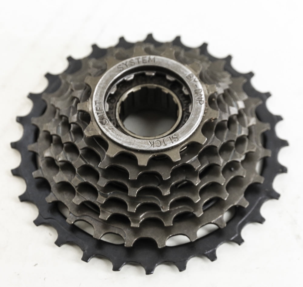 DNP Slick Shift 7 Speed Bike Freewheel 1328T Cogs Gears Thread On NEW