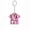 Pink, variant on Acrylic Medical Worker Keychain with Stethoscope & Badge, Durable Healthcare Gift for Nurses Doctors Students, Compact ID Badge Key Ring for Hospital Clinic Daily Use (1*Keychain)