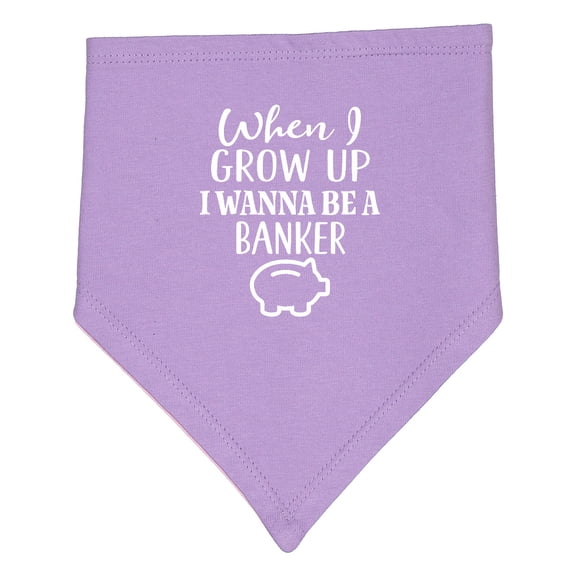 Inktastic Banker Future Job Baby Bandana Bib