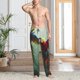thumbnail image 2 of Balery Flying Parrots In Jungle Pantalones de pijama para hombre, pijama ultraligero, pantalón de descanso-X-Large, 2 of 6