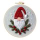 thumbnail image 1 of Kit de bordado navideño con bastidor Kit de bordado fácil para principiantes y adultos Kit completo de bastidor de bordado con agujas e hilo incluidos, 1 of 2