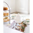 thumbnail image 4 of Easter Bunny Kitchen Dish Towels for Drying Dishes Set of 3, Colorful Eggs Spring Mushrooms Flowers Butterfly Waffle Weave Microfiber Hand Tea Bathroom Towels Quick Dry & Absorbent Towel 12x12, 4 of 7