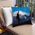 thumbnail image 1 of Ahgly Company Sports Ski Outdoor Throw Pillow, 18 inch by 18 inch, 1 of 6