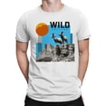 thumbnail image 2 of Majestic Mountain Bighorn Adventure Men's White T-shirt, 2 of 3