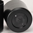 thumbnail image 4 of Zhuge 2-piece straight tube thin black plastic with column PP flowerpot simulation flower tree horticultural smooth flowerpot 7 * 5.75in, 4 of 4