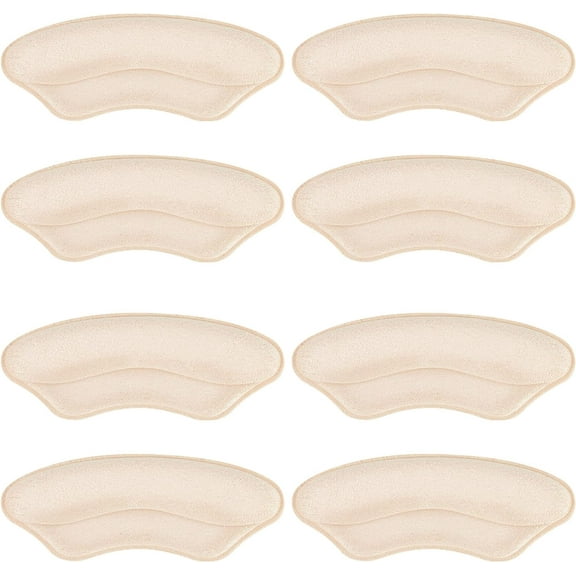 Heel Pads Insert Cushion for Men and Women, Shoes That are Too Big, Inserts Grips Liner, and high Heel Protector Prevents Heel Slip, blisters, and Loose Shoe Filler (Pale Apricot)