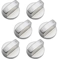 thumbnail image 1 of 6pcs Universal Metal Control Knobs Gas Stove Knobs 6mm Universal Control Knobs Gas Stove Cooker Stove Knobs, 1 of 5