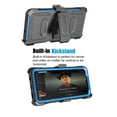 thumbnail image 3 of Njjex Phone Cases for Samsung Galaxy A13 5G (2021) 6.5", [Buit-in Temerped Glass Screen Protector] Combo Holster Belt Clip [Heavy Duty] [Kickstand] Full-Body Rugged Holster Case (Blue), 3 of 9