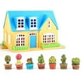 thumbnail image 2 of Tiny Cactus, Miniature Potted Plant Clay Mini Plant, For Friend Child, 2 of 8