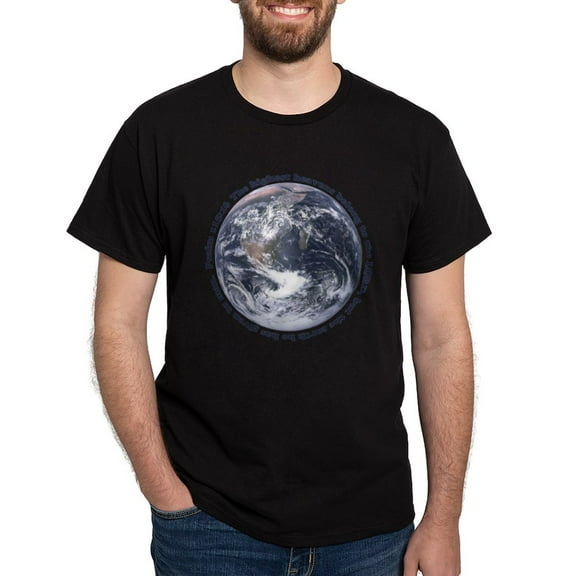 CafePress - Religious Earth Day Dark T Shirt - Men's Classic Graphic Cotton T-Shirt