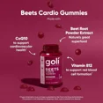 thumbnail image 3 of Goli Suplemento Beets Cardio CoQ10 60 Gomitas, 3 of 3