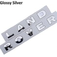 thumbnail image 1 of 3d Letter Car Hood Bonnet Cover Emblem For Land Rover Range Rover Velar Sport Discovery 2 3 4 Defender Chrome Front Head Sticker, 1 of 4