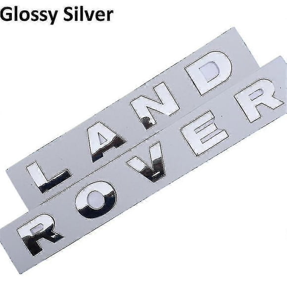 3d Letter Car Hood Bonnet Cover Emblem For Land Rover Range Rover Velar Sport Discovery 2 3 4 Defender Chrome Front Head Sticker