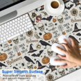 thumbnail image 2 of Long Mouse Pads for Desk,Beige Halloween Pumpkin Skull Bat Desk Mats on Top Of Desks, Desk Mouse Pad Extra Large with 3mm Non-Slip Base and Stitched Edge for Gaming,Work,Home 47.3"x23.6", 2 of 5