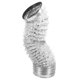 thumbnail image 1 of unbranded Tubo De Ventilación Flexible Para Extractora De Aluminio Plata Para Uso En Hogar, 1 of 6