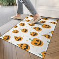 thumbnail image 4 of White Halloween Jack Door Rugs,Washable Non Slip Door Mats Indoor,Decorative Door Mats,Entry Mat Indoor for Entrance,Bedroom,Kitchen,Bathroom,17"x30", 4 of 6