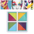 thumbnail image 4 of Body Makeup Palette, 60g Face Painting Palette Matte Texture Long Lasting Water Based  Free  For Cosplay Number 2, 4 of 8