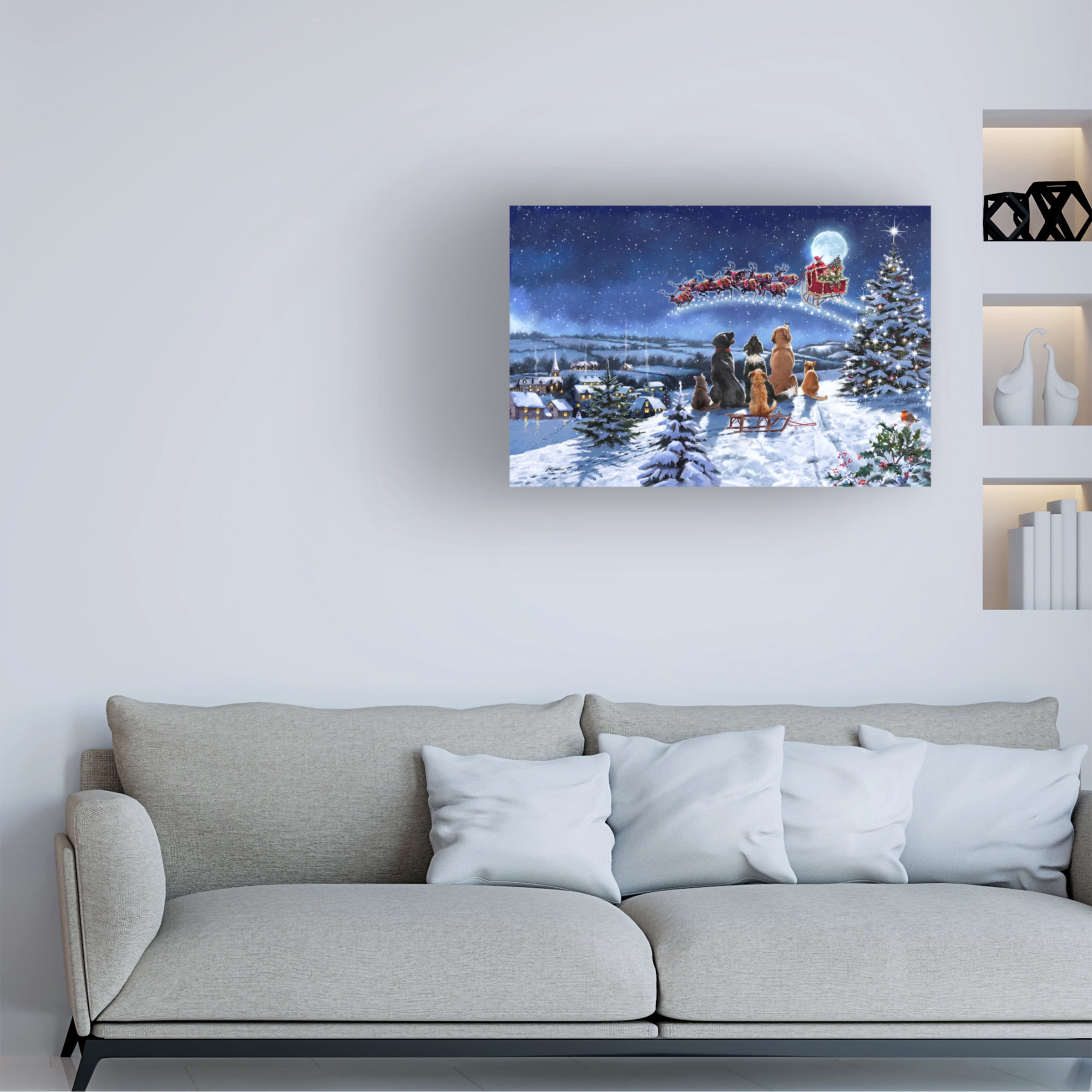 The Macneil Studio 'Midnight Meeting' Canvas Art