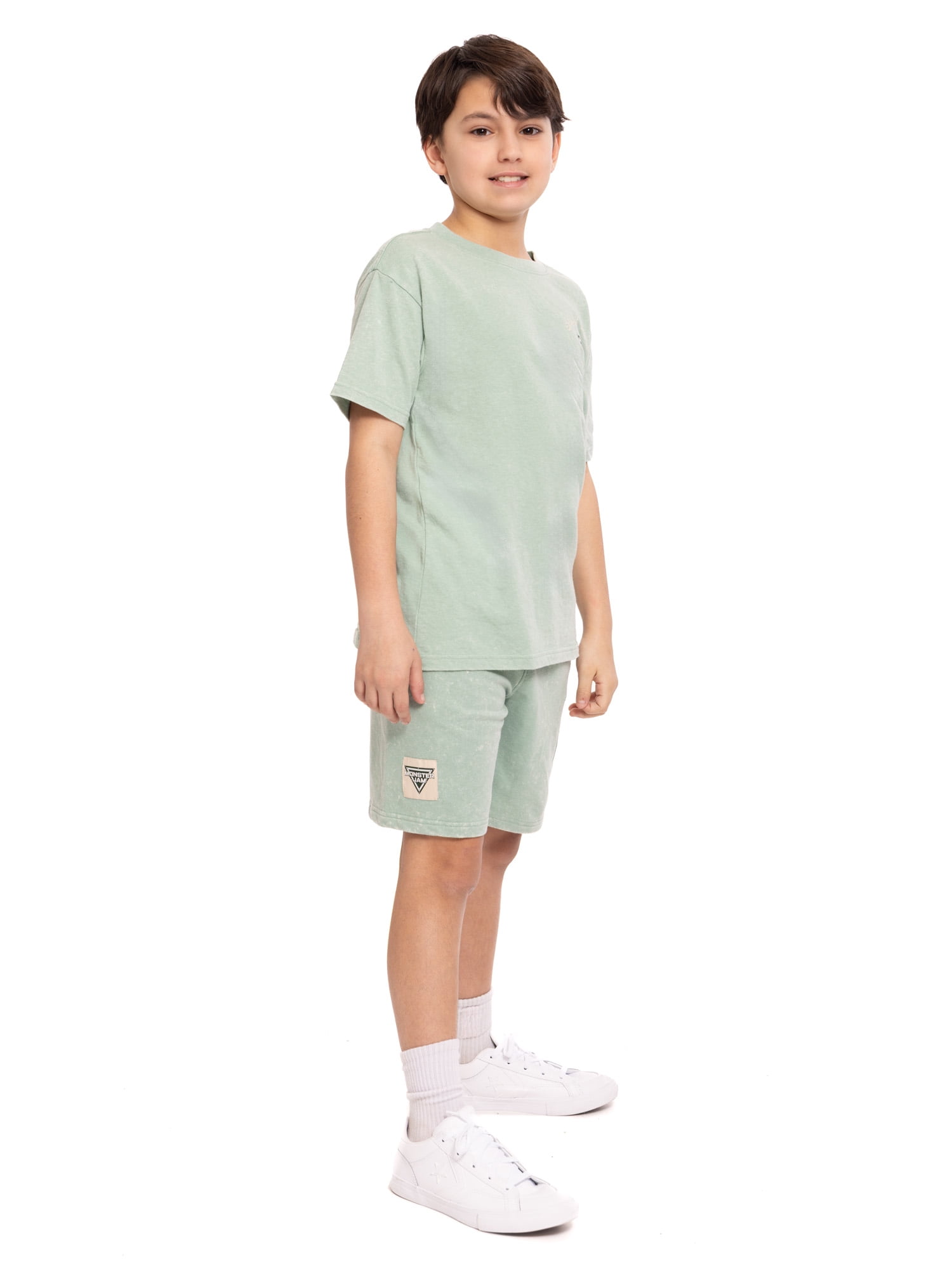 Monster Jam Boys Short Sleeve Graphic Tee and Matching Shorts Set, 2-Piece, Sizes 4-16
