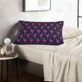 thumbnail image 6 of Uemuo Cute Flamingo Print Throw Pillow Case – Cozy & Soft Cushion Cover, Hypoallergenic Pillow Case for Sleeping, Perfect for Women with Envelope Closure-14"x20", 6 of 6