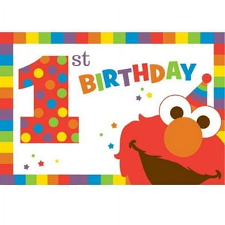Sesame Street 1st Birthday Favor Bags (8ct) 