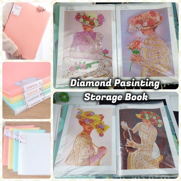 Xihbxyly Oferta Del Dia Carpeta de Almacenamiento de Papel A3 de 30 Páginas, Libro de Datos, Libro de Imágenes, Pintura, Dibujo, Papel de Prueba.