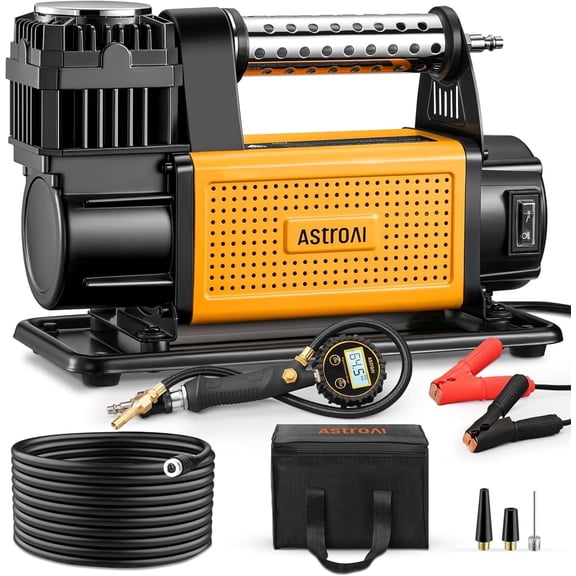 AstroAI Air Compressor Offroad, Heavy-Duty Truck Tire Inflator, Portable Air Pump with 7.06 CFM, AirCtrl, 12V 150 Psi for 4 × 4 SUV Vehicle RV ATV