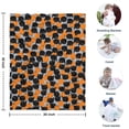 thumbnail image 4 of Halloween Black Cat Pumpkin Pattern Blanket,Comfortable Soft Flannel Throw Blanket,All Season,Warm Lightweight Blankets for Sofa Bed Couch Living Room Chair,30"x40", 4 of 4