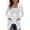 White, variant on Fesfesfes Women Cardigan Women Casual Long Sleeve Solid Ladies Pocket Tops Coat Sweater Coat