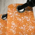 thumbnail image 3 of Ambesonne Floral Grommet Curtain, Vivid Blooms Spring Tree, 50" x 84", Orange Lilac, 3 of 6