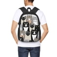 thumbnail image 4 of Fotbe Colors Cats Mochila para Hombre y Mujer - Tela Oxford 600D Resistente - Mochila Impermeable de Gran Capacidad para Escuela, Viajes y Senderismo, 4 of 6