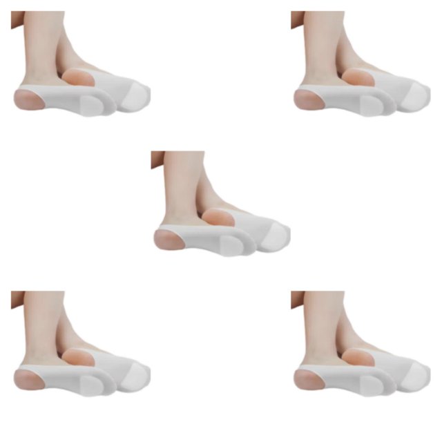 ziyahi 2 Pcs Chaussettes à Talons Hauts Antidérapantes pour Femmes Voyage Randonnée Chaussettes Antidérapantes Demi-Palm Élastiques Accessoires de Chaussures Noir Blanc 5ensemble