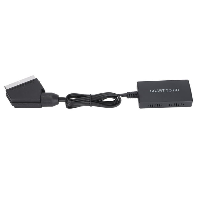 Adaptador de vídeo Nikou Convertidor multimedia Scart a HD con Durabilidad extendida