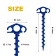 thumbnail image 2 of Tent Stakes COBARYEN, paquete de 16 anclajes de tierra en espiral de 24 cm, 2 of 6