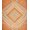 Orange Beige Tan Brown, Pattern 7, variant on Design&I 8'x10' Washable Area Rug Boho Distressed Vine Geometric Border Southwestern Stripe Motif for King Size Bedroom, Under Bed, Sleek Flatweave Pet Friendly